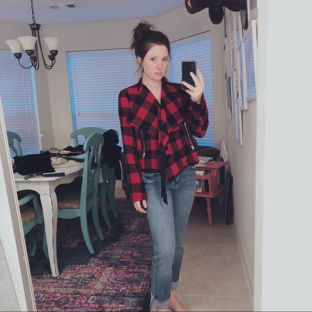 nasty gal plaid jacket